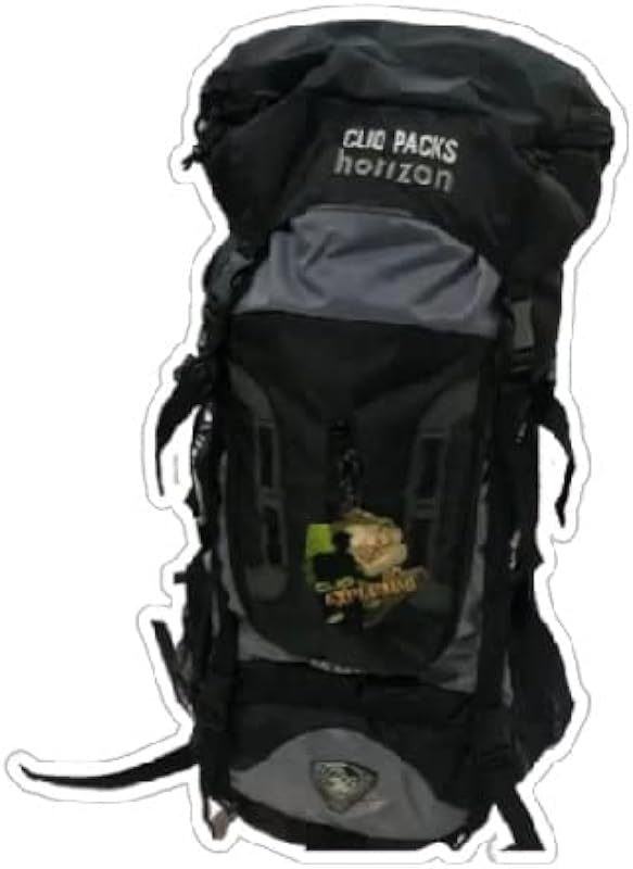 Mochila de Acampamento Trilha Camping Preta 55L – Clio Style