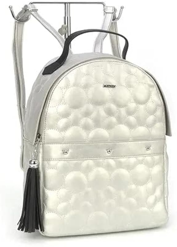 Mochila feminina social mickey prata