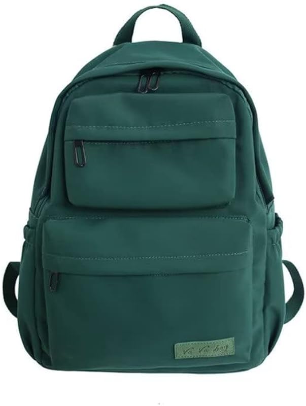 Mochila feminina Mochila de lona Mochila de estudante de grande capacidade moda casual