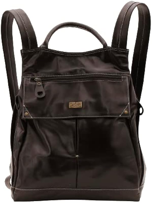 Mochila Mylena Social Antifurto Notebook em Couro Legitimo – Betania Couros