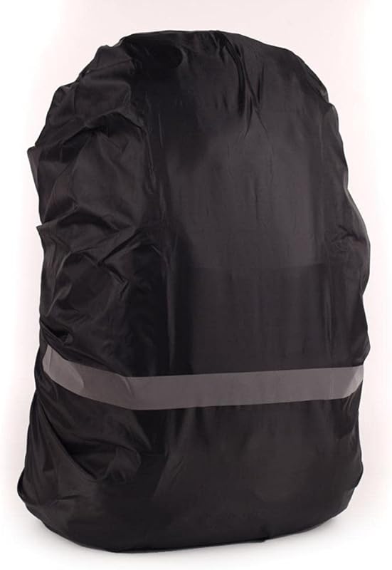 Capa de Chuva para Mochila Srliya Capa de Chuva à Prova D’água para Mochila Reflexiva Anti Poeira Capa de Mochila para Ciclismo Ao Ar Livre Caminhadas Acampamento Viagens Noite