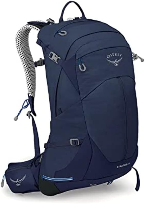 Mochila masculina para caminhada Stratos 24, azul cetáceo