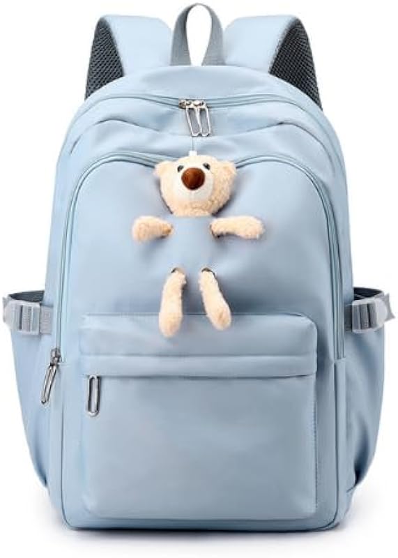 Mochila Adulto Infantil Juvenil Menino Escolar, Trabalho Creche Passeio Espaço Notebook Resistente Azul