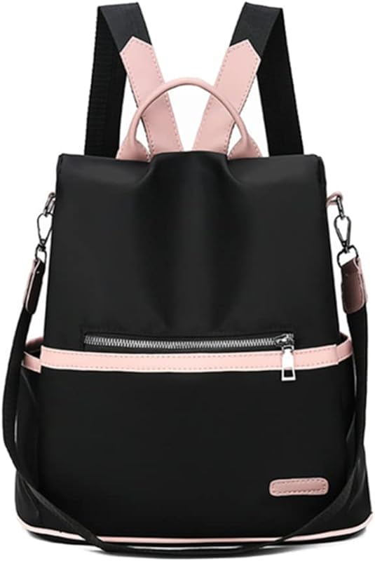Mochila HIPGCC Mochila Oxford Sutiã Feminino Corrente Impermeável e Antifurto