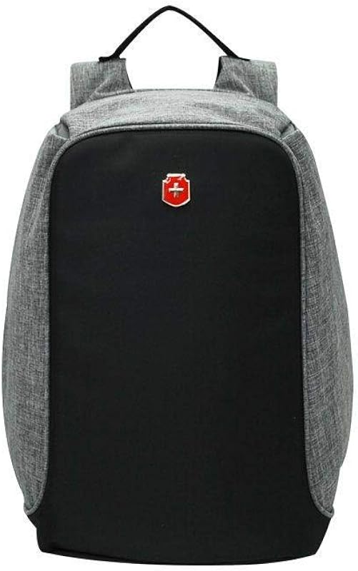 Mochila Anti Furto para Notebook Laptop USB Swissland YS28056 Cinza Mochila Anti Furto para Notebook Laptop USB Swissland YS28056 Cinza
