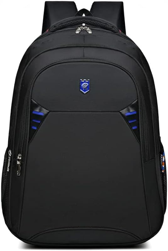 Mochila Reforçada Masculina Executiva Antifurto Impermeável para Notebook Universitária Top Hyranect Preto (Azul)