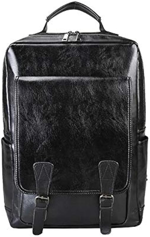 Mochila Para Notebook De Couro PU Leve Executivo Luxo Mochila Para Notebook De Couro PU Leve Executivo Luxo