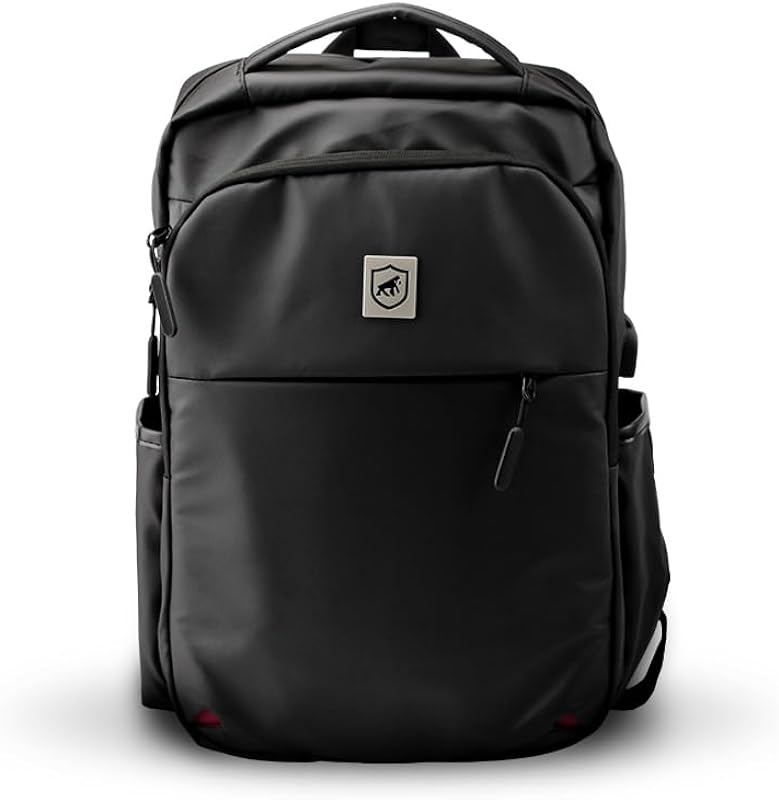 Mochila para Notebook 14” Guardian, Unissex, Resistente a Água, Reforçada, Acolchoada, Viagem, Trabalho Preta – Gshield