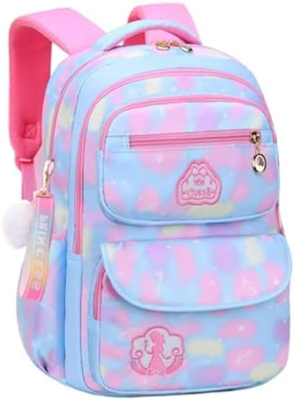 Mochila Infantil Bolsa Escolar Colorida Grande Porta Notebook Garrafa Espaçosa Moda