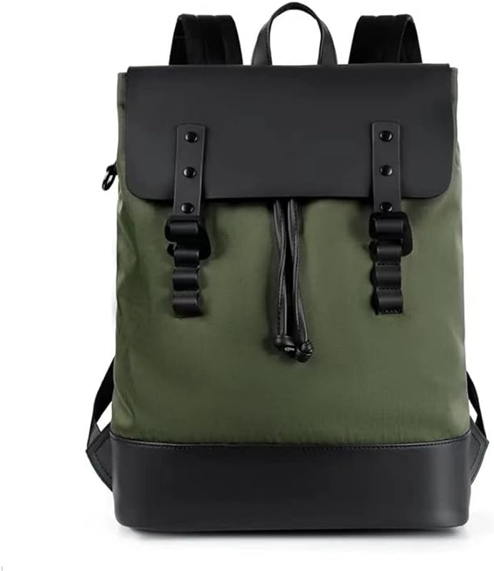 Mochila Casual para Comutar com Negócios, ara Laptop de 14 Polegadas, À Prova d’Água e Fechamento de Cordão, Adequada para Estudantes
