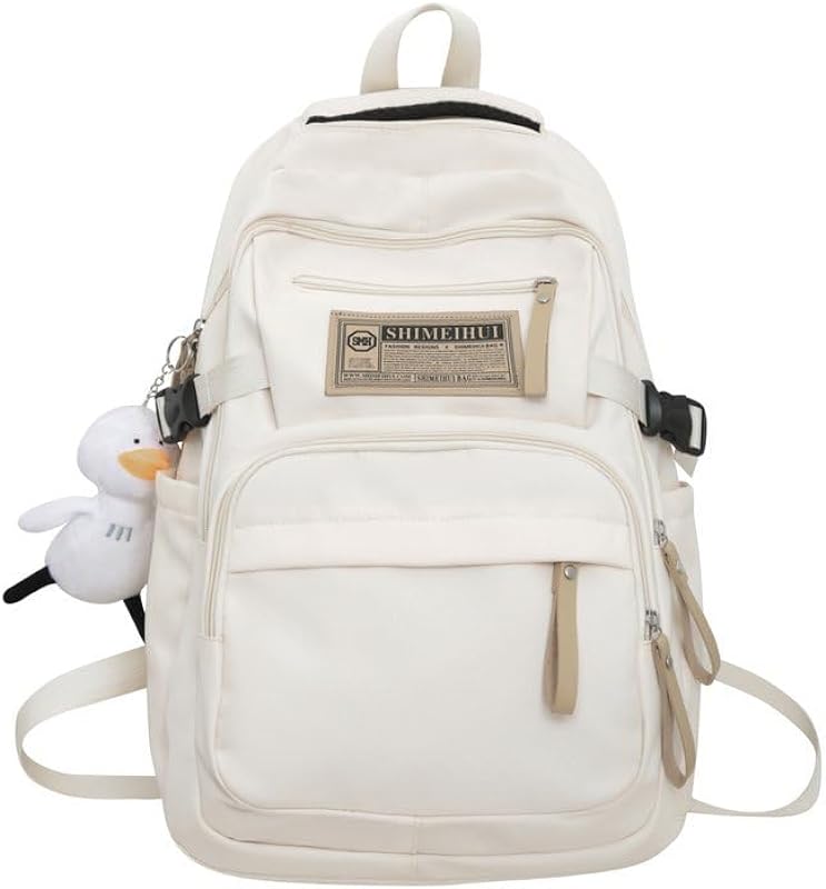 Bolsa Escolar Feminina Casual Mochila de 14 polegadas para laptop, Mochila à prova d’água Multibolsos Grande Capacidade