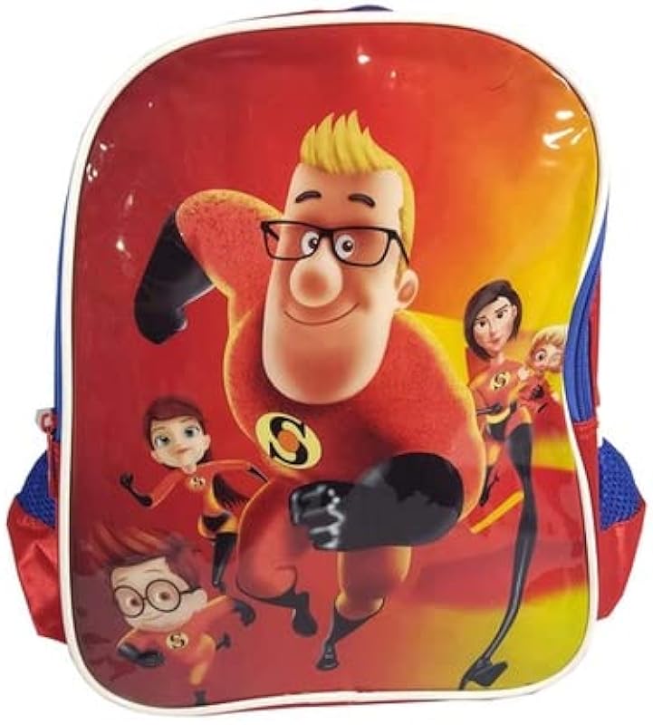 Mochila Infantil Resistente Escolar Heróis Super Dad – Vermelho