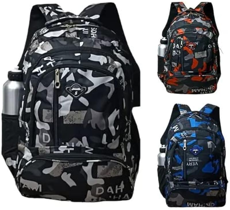 Mochila Escolar, Mochilas Leves Mochila Clássica Básica Casual Mochila Resistente à Água para Meninos e Meninas Adolescentes e adultos