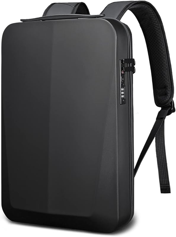 Mochila Masculina Executiva Slim Impermeável Antifurto com Trava e Código Para Notebooks de Até 15.6 Polegadas Rígida Fabricada em Policarbonato Bange Premium Mochila Masculina Executiva Slim Impermeável Antifurto com Trava e Código Para Notebooks de Até 15.6 Polegadas Rígida Fabricada em Policarbonato Bange Premium