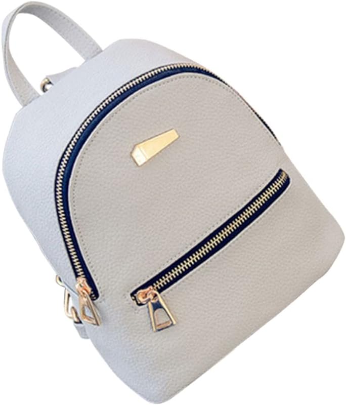 Bolsa De Viagem Mochila Feminina Mochila Colorida Mini Bolsa Escolar Com Zíper Mochila De Compras Mochila De Couro Pu Mochila Feminina Carteira Bolsa Menina Mochila Pequena Casual
