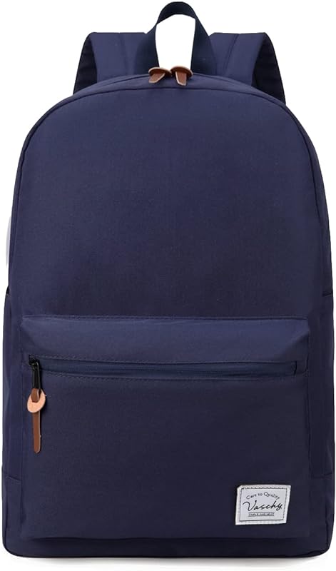 Mochila Escolar, VASCHY Mochila para Homem Mulher Leve Casual Clássico Mochila de Viagem 15 polegadas Mochila para Laptop