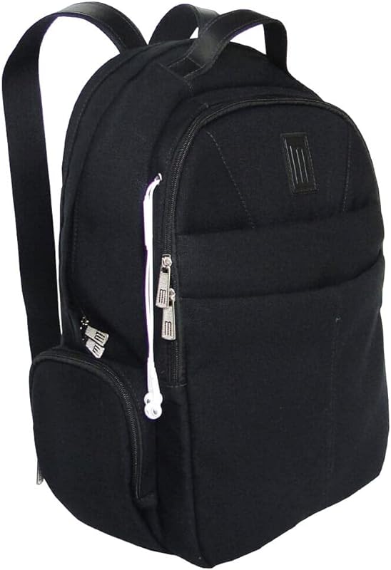 Mochila Para Notebook Executiva em Lona Trabalho Lazer Mille Cor:Preta