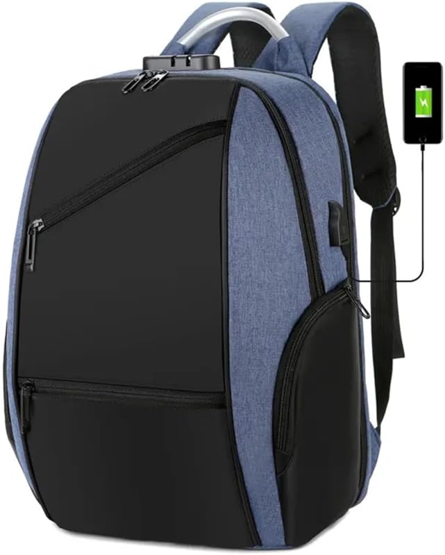 Mochila Masculina Anti Furto Notebook Cabo USB Impermeavel