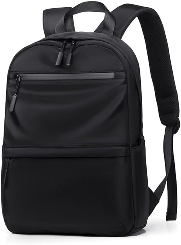M.lemo925 Mochila de nylon para mulheres e homens, mochila para laptop de 14 polegadas, grande, moderna, mochila escolar universitária