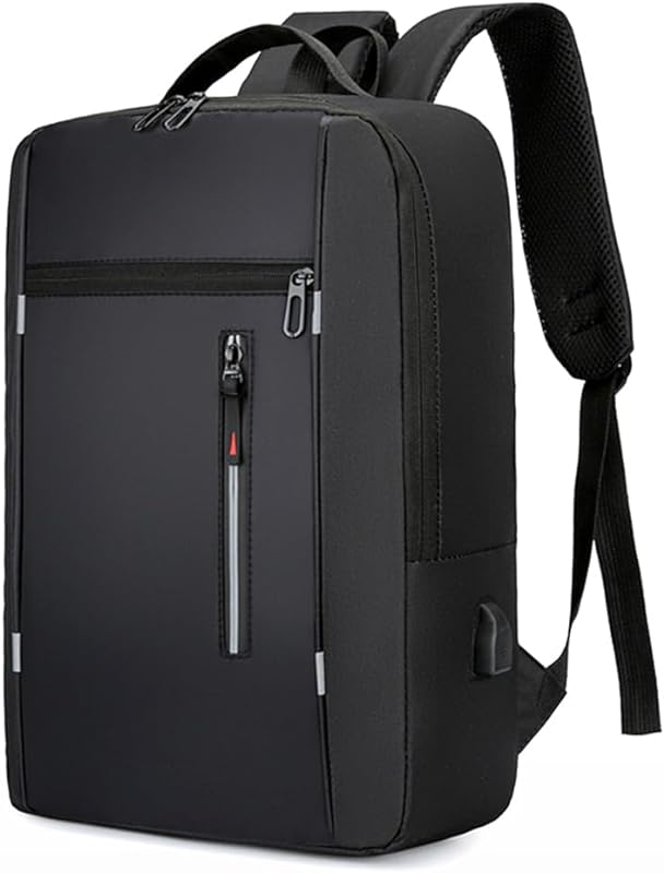 bosnyyds Mochila portátil para acampamento, bolsa de viagem para negócios com porta de carregamento USB adequada para laptops de 15,6 polegadas para homens e mulheres