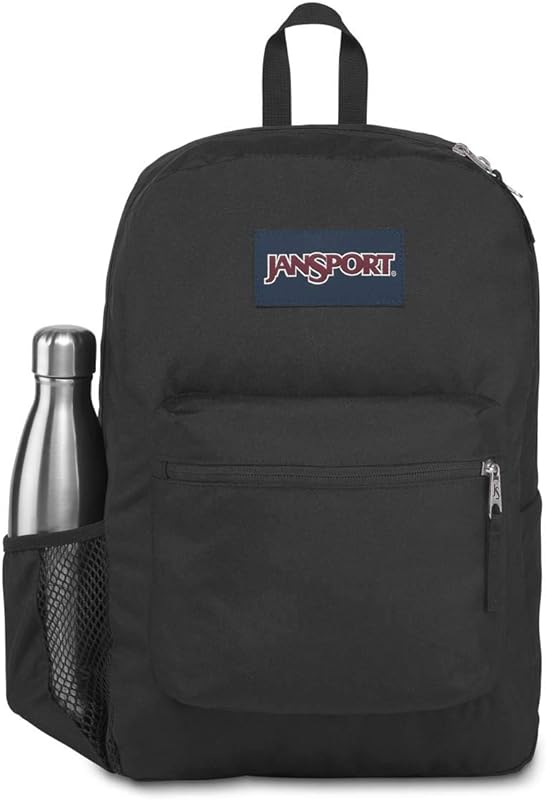 Mochila Cross Town Jansport, Unissex, Black, Tamanho Único