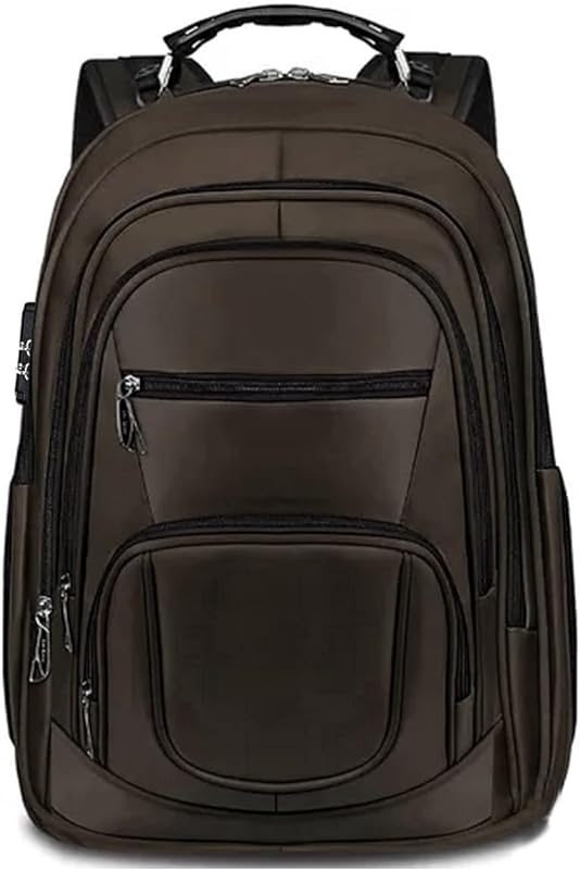 Mochila Resistente Impermeável Com Usb E P2 Alça Cabo De Aço Marrom