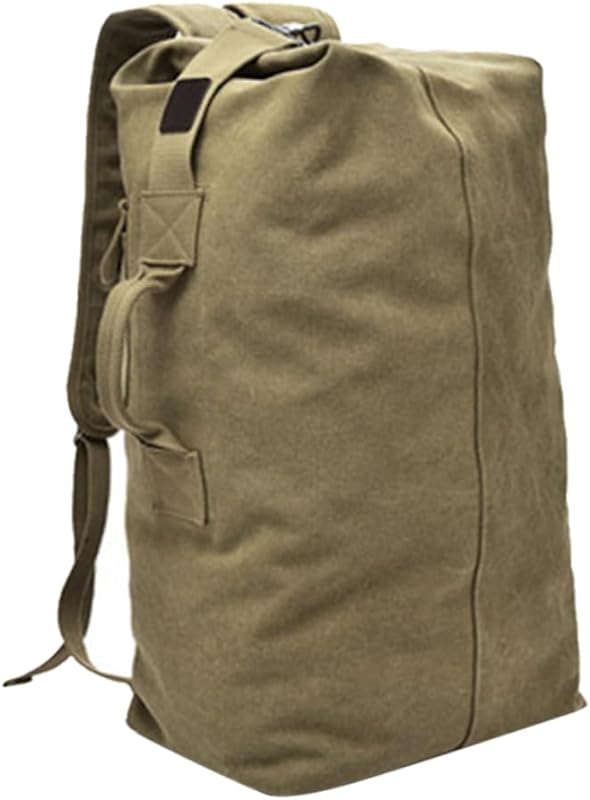 Mochila De Lona Mochila Masculina Para Viagens Mochilas Masculinas Mochila Masculina Mochila Para Laptop Tendência Bolsa Esportiva Caqui Mochila Externa Para Homens Mochila De