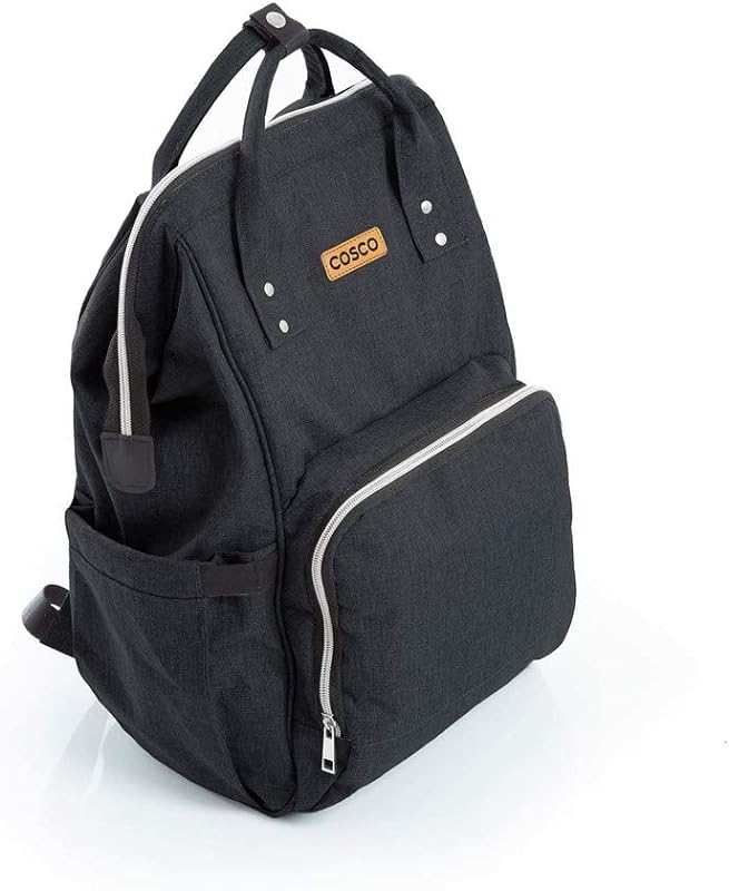 Mochila Multifuncional Peggy, Cosco, Preto Mescla