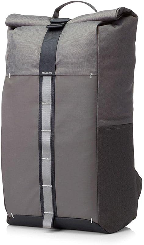 Mochila Para Notebook HP 15,6′ Pavilion RollTop Cinza – Contém Bolso Frontal Compartimento Lateral para Garrafas Alças Acolchoadas e Revestimento no Interior – 7QQ79LA