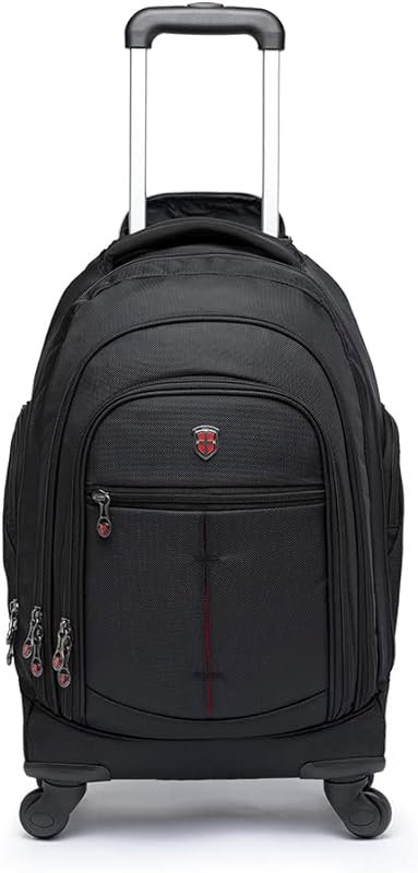 Mochila Rodinhas Executiva Swissport Notebook Antifurto 360°