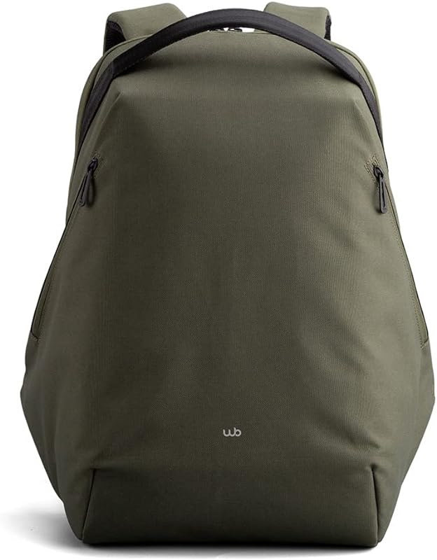WB Mochila para Notebook até 15,6″ Sten Pet Reciclado Impermeável Antifurto Reforçado com Bolso traseiro Oculto e Design Ergonômico (Verde Musgo)