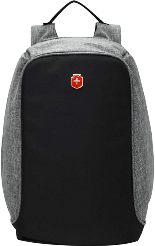 Mochila Anti Furto para Notebook Swissland – Impermeável Usb Antifurto – Cinza