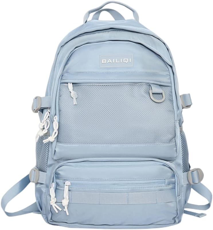 Mochila casual moda estudante de grande capacidade mochila universitária unissex