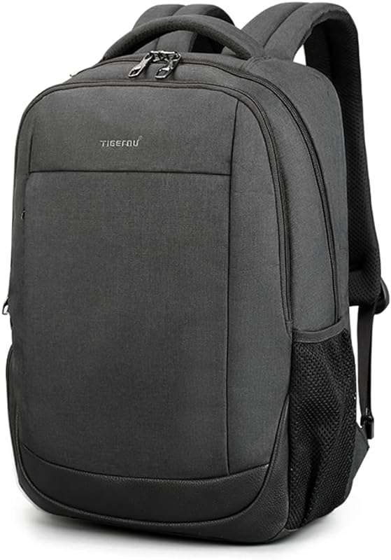 Mochila executiva masculina, tecido Oxford impermeável e resistente ao desgaste 15,6 polegadas mochila para laptop antifurto T-B3503