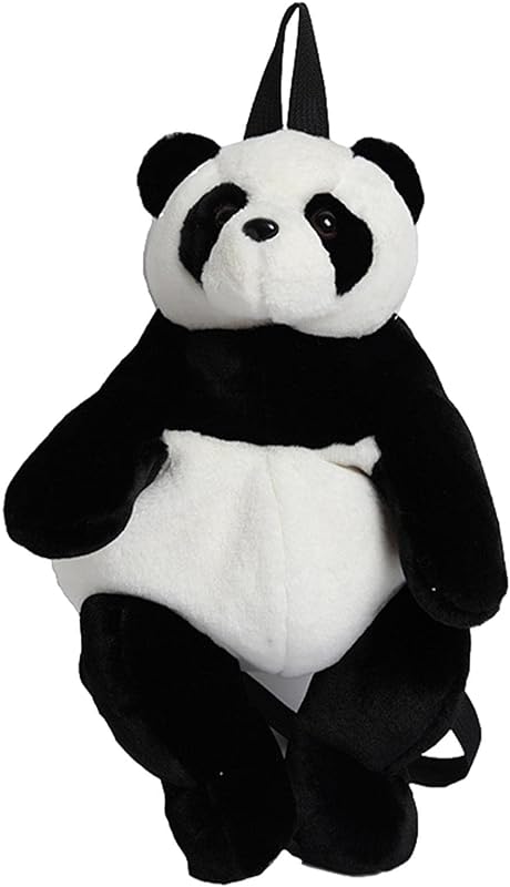 Mochila de pelúcia Bear, mochila ajustável de panda, mochila de animal de pelúcia fofa de grande capacidade, bolsa de ombro panda
