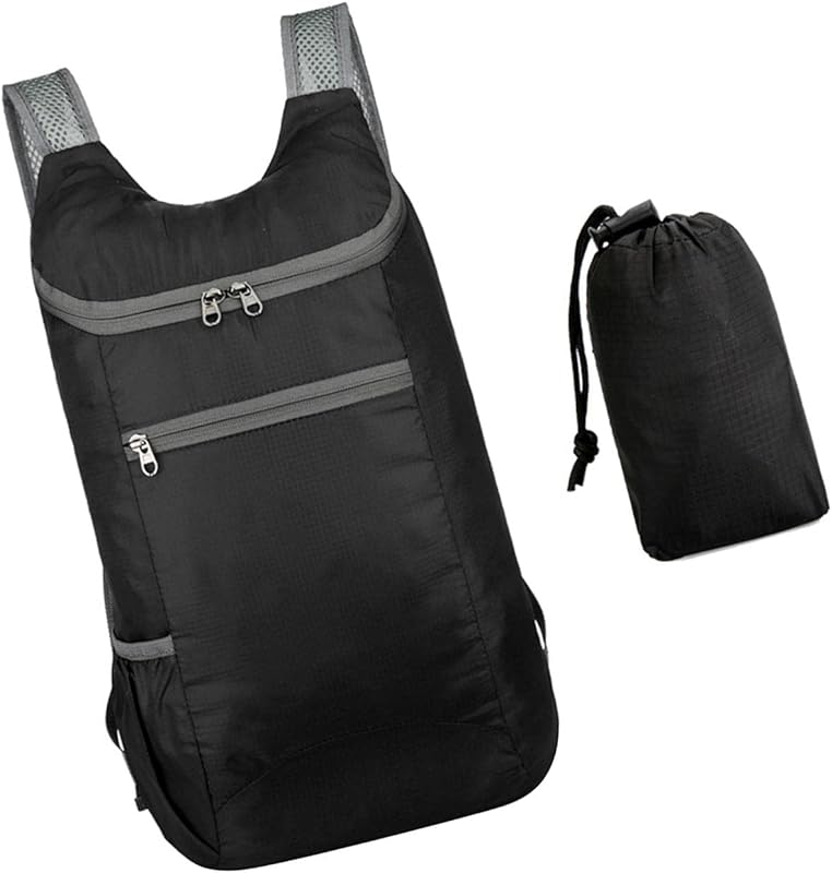 Mochila de caminhada à prova d’água leve mochila embalável dobrável resistente ao desgaste mochila ao ar livre para montanhismo trekking exercício