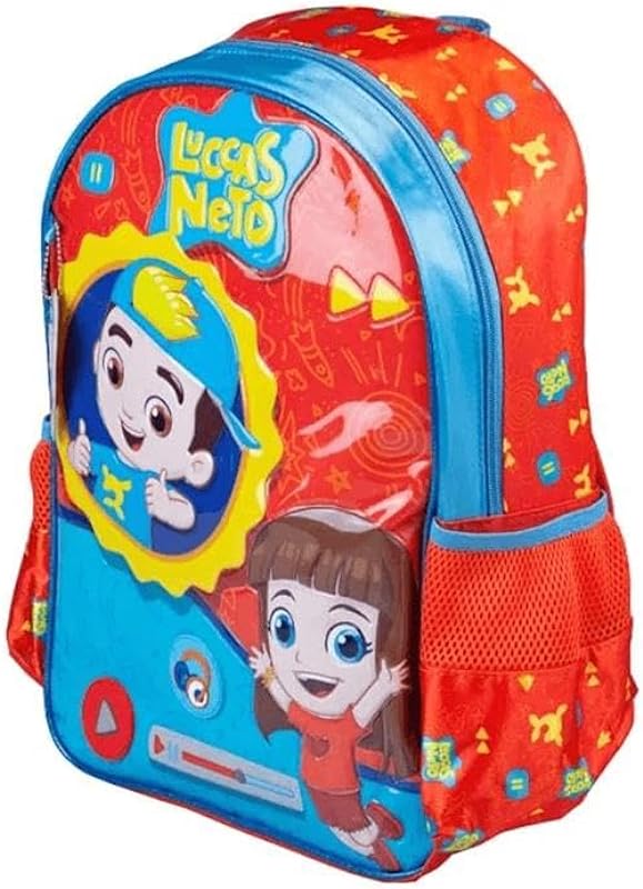 Clio Mochila Escolar Luccas Neto G, Multicores