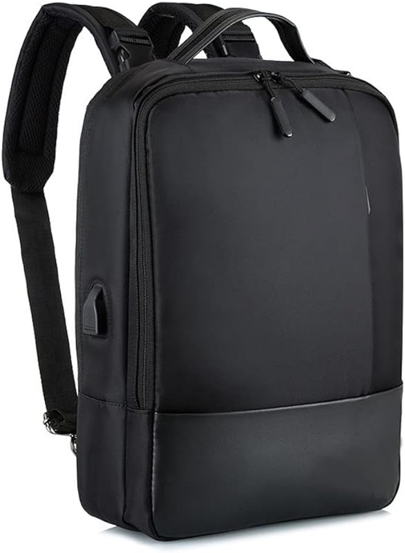 Mochila Computador Notebook 15.6 Pasta Transversal Multifuncional Preta Executiva Viagem Passeio