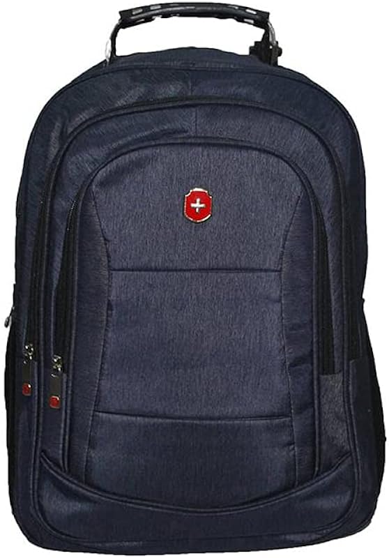 Mochila Preta Azul Marrom Executiva Notebook Até 18 Alça Aço Cor: Azul