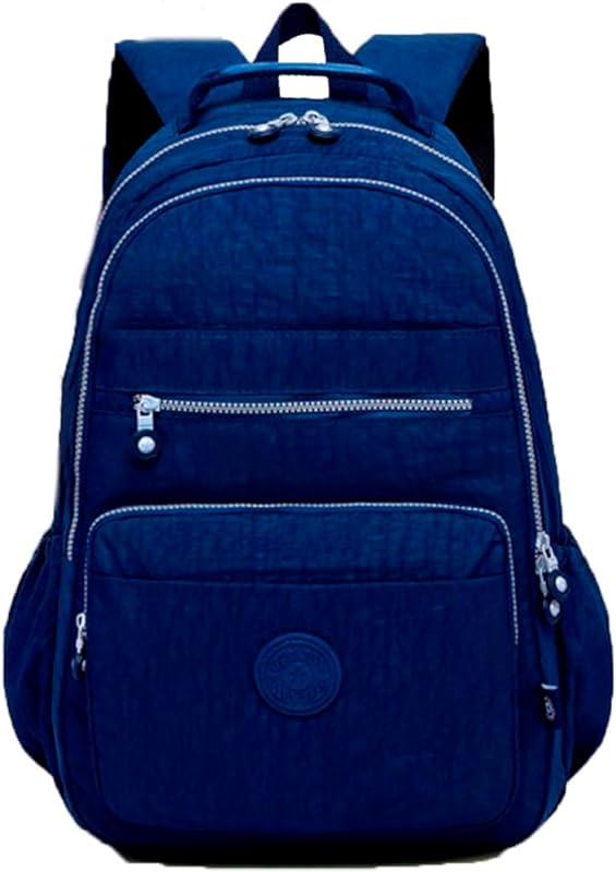 Mochila Bolsa Fofa Feminina Kawaii Fashion Viagem Estudante Casual Faculdade Impermeável Azul Marinho