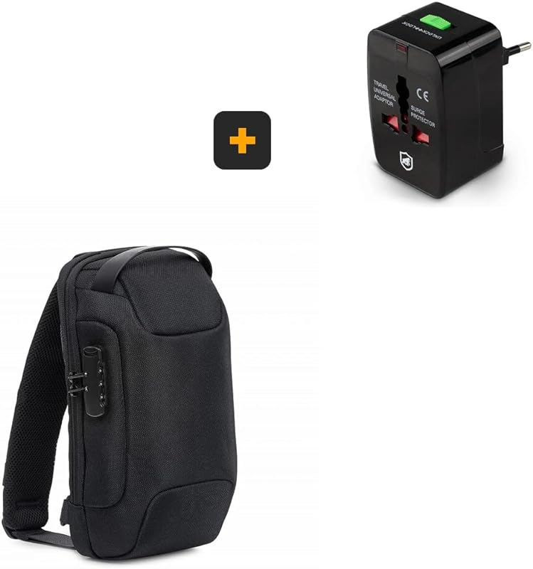 Adaptador Universal Viagem + Mochila Transversal de ombro Locker – com antifurto – Gshield Adaptador Universal Viagem + Mochila Transversal de ombro Locker – com antifurto – Gshield