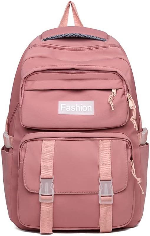 Bolsa de estudante, Mochila casual feminina de grande capacidade para viagem bolsa escolar estudante pode conter notebook de 15,6 polegadas
