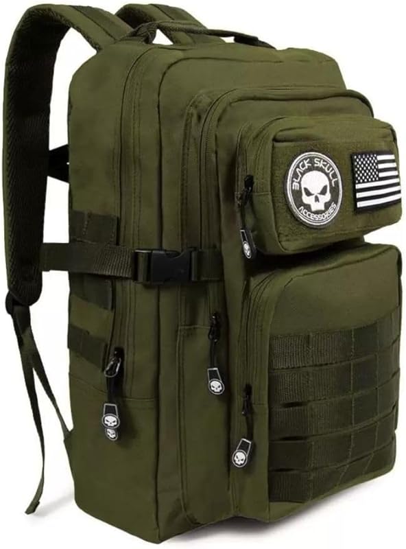 Mochila Black Skull Oficial Clio 30 Litros Verde