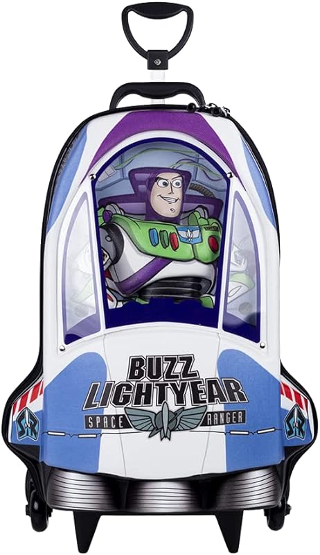 Mochila Com Rodinha, Maxtoy, Nave, Buzz, Toy Story