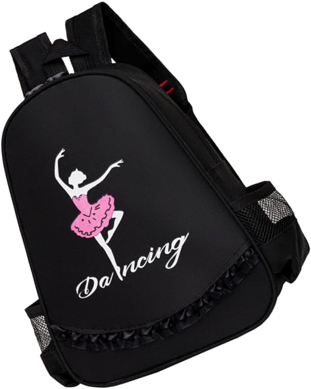 COLLBATH Mochila de ombro infantil portátil para meninas bolsa moderna infantil simples mini presentes balé ajustável jazz versátil torneira de ioga adorável mochila de nylon ombro pano