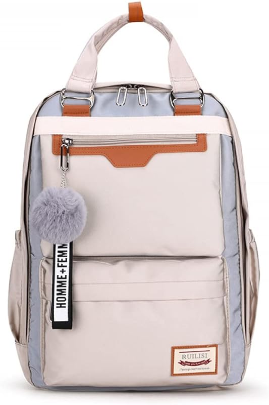 NUTOT Mochila para laptop Mochila feminina Mochila para homem, resistente à água 15.6 Mochila para computador Mochila escolar para o trabalho de viagem Faculdade