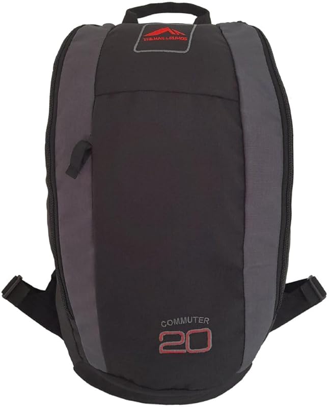 1220 – MOCHILA COMMUTER 20 – PRETO COM CINZA