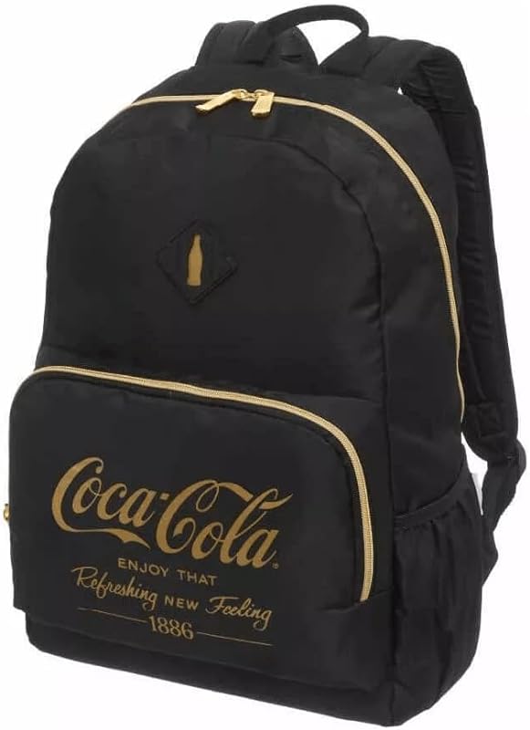 Coca-Cola Mochila Atlanta Costas Casual Escolar Notebook Preto
