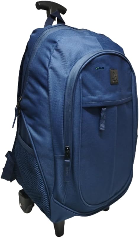 Mochila Adulto Juvenil Preta Reforçada Resistente Executiva Com Rodinha