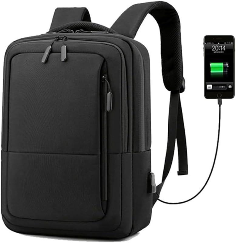Mochila mala Notebook Executiva Escola Impermeável Resistente Costura Reforçada com USB